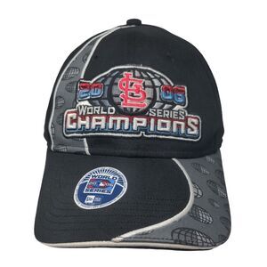 New Era Men's Fitted Hat Black OSFA Embroidered 2006 World Series Logo